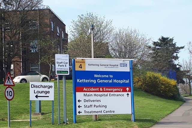 Kettering General Hospital. File picture.