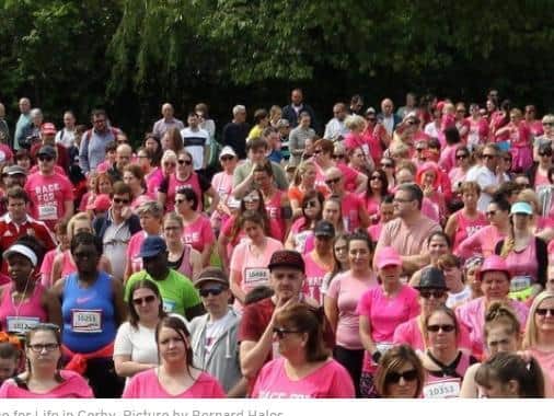 The Corby event has raised thousand of pounds for Cancer Research UK