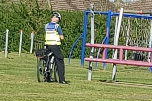 Police eventually moved the group on. It is not known if any fines were issued.