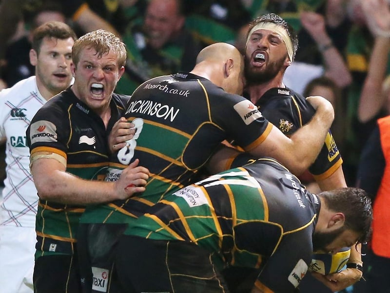 But Tom Wood's late try rescued 14-man Saints and sent them to Twickenham