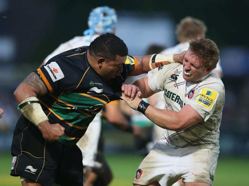 Youngs felt the full force of the Australian prop