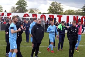The day ultimately ended in heartbreak for the Corby Town players