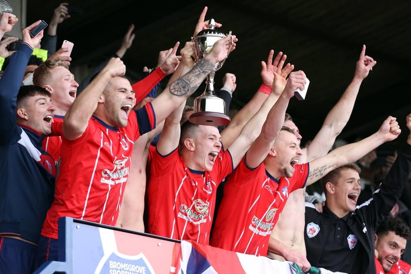 The day belonged to Bromsgrove as they celebrated promotion to the Premier Division after a gruelling contest