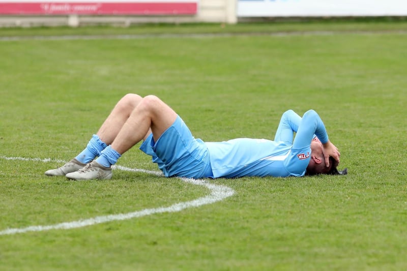 Elliot Sandy suffered a fifth play-off final defeat in a row