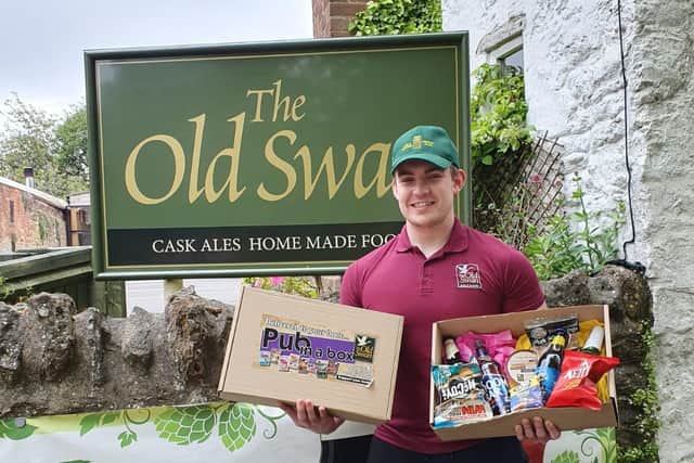 The Old Swan has launched its Pub-in-a-Box to fund a weekly free stew night for the village's most isolated residents.