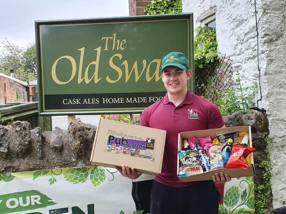 The Old Swan has launched its Pub-in-a-Box to fund a weekly free stew night for the village's most isolated residents.