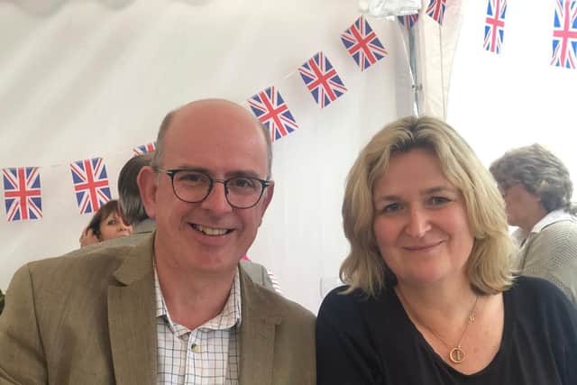 Ellie's uncle Andy and aunt Louise