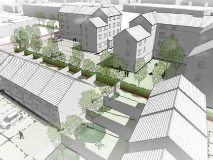 How part of the new scheme in Alexandra Road might look