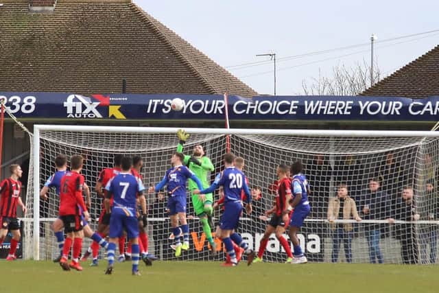Kettering Town goalkeeper Paul White