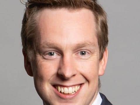 MP for Corby and East Northants Tom Pursglove