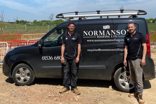 Dean Stacey and his brother Sam Wildman helped detain a criminal on Friday