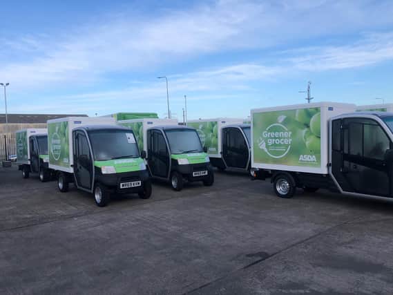 The new electric vans will add thousands of orders a week to 48 Asda stores