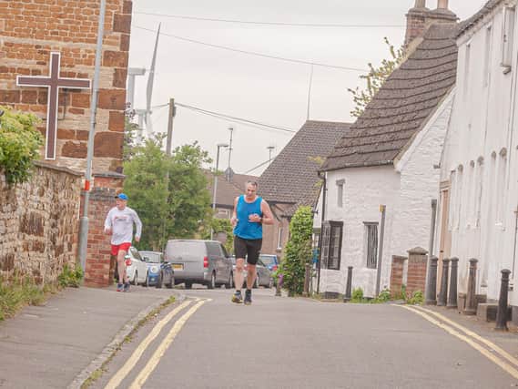 Marathon man Alan Rain. Picture by John Woods.