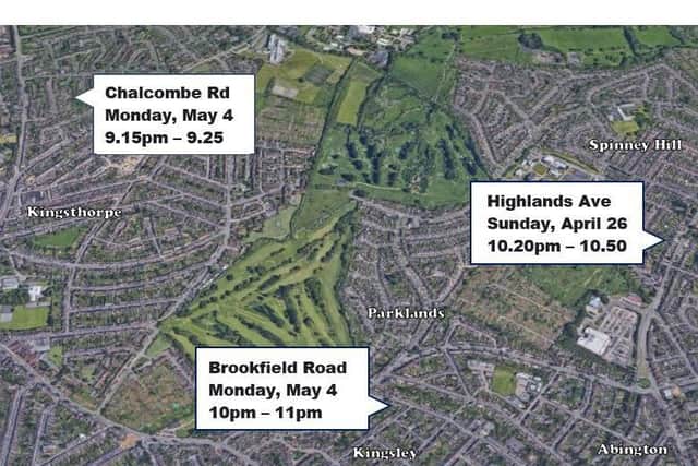 Would-be burglars have targeted three Northampton residents recently