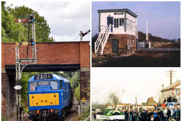 Historic locos and buildings have been a feature since the Northampton & Lamport Railway opened in 1995