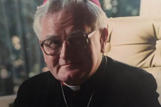 Former Bishop of Northampton Leo McCartie, who died last month