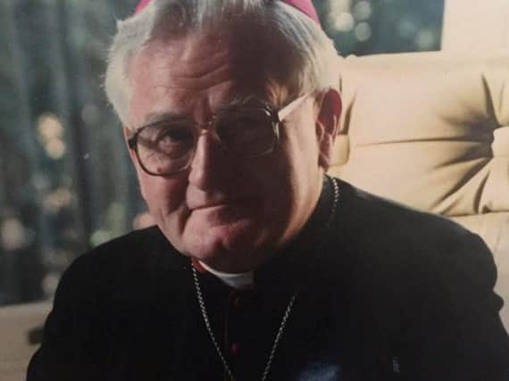 Former Bishop of Northampton Leo McCartie, who died last month