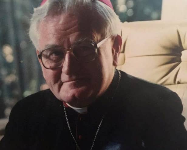 Former Bishop of Northampton Leo McCartie, who died last month
