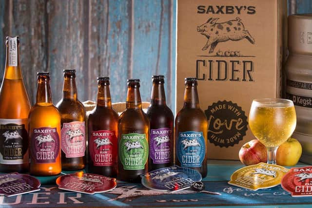 Saxby's Cider is one of the county businesses which has teamed up with Muddy Matches for the virtual 'tasting' dates