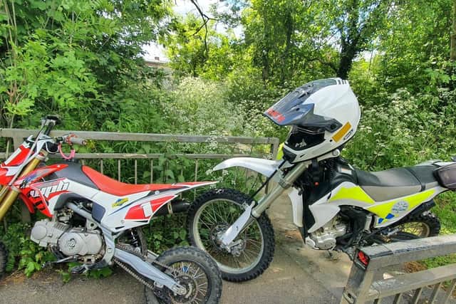 This bike was removed by officers today