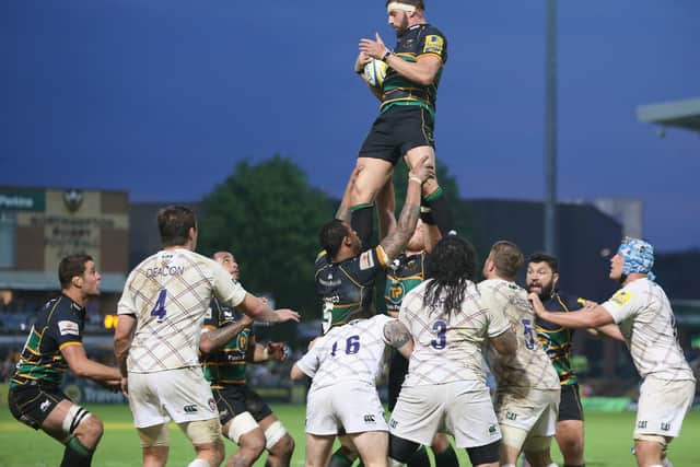 Wood was a key figure in the lineout
