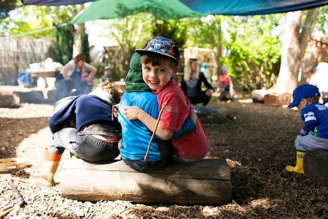 Glendon Farm Montessori and Forest School. Picture taken pre-lockdown.