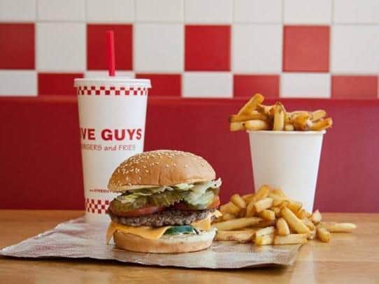 Five Guys is re-opening at Rushden Lakes