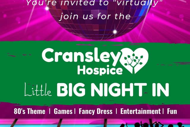You can join the charity's virtual '80s night on Friday, May 29