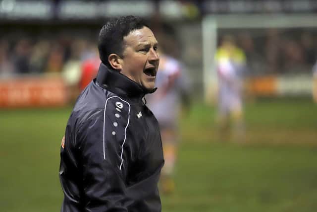 It's been a busy week for Kettering Town boss Paul Cox. Picture by Peter Short