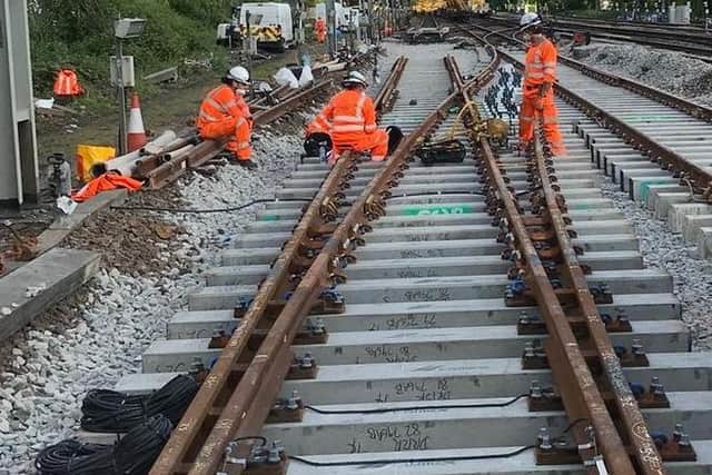 Network Rail engineers.