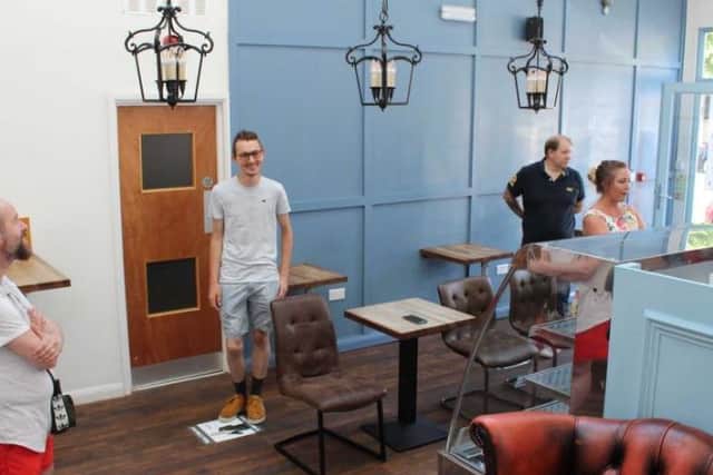 Bewiched Higham Ferrers reopened this morning with social distancing measures in place