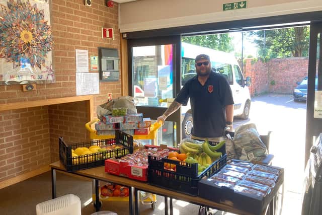 Fruit baskets are being handed out by Age UK Northants.