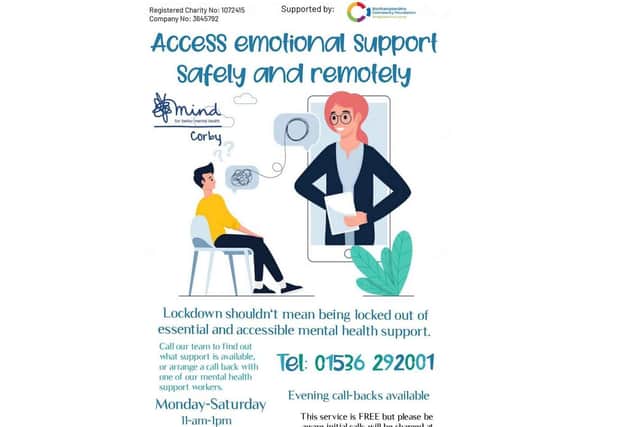 The free helpline can be used by people needing emotional support