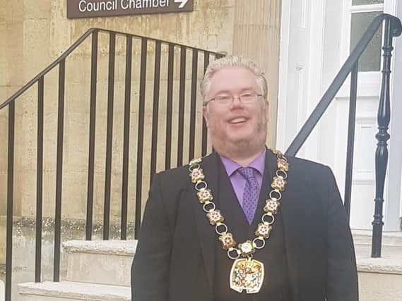 Cllr Jon-Paul Carr is Wellingborough's new mayor