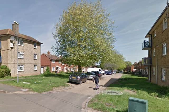 The victim was assaulted in Kennet Green in the Kings Heath area of Northampton