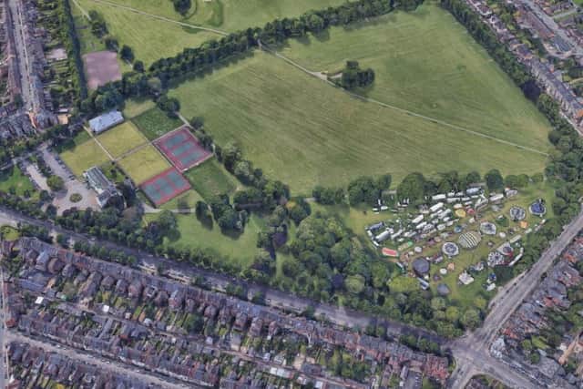 Victim was out cycling close to the tennis courts on Northampton's Racecourse