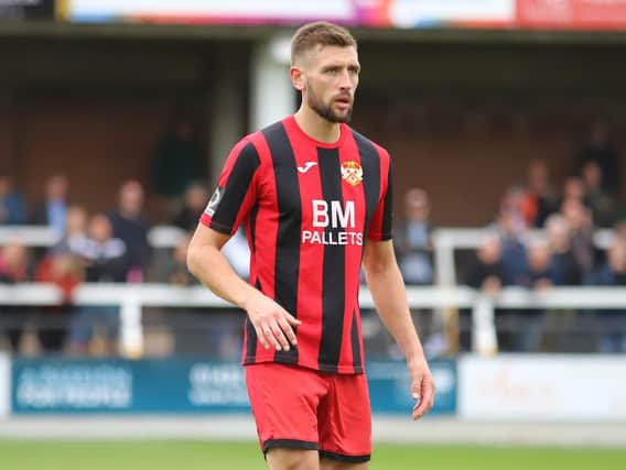 Michael McGrath has agreed to stay at Kettering Town. Picture by Peter Short
