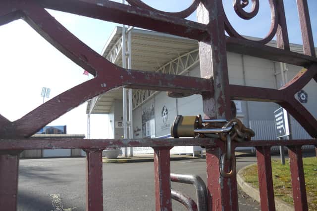 The gates remain locked at the home of Northants - but there is hope they will be opened later in the summer
