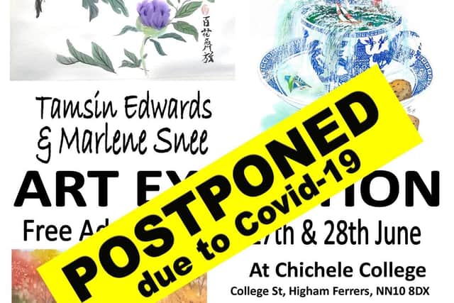 The art exhibition has been cancelled due to Covid-19