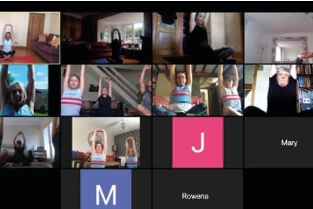 Corby AC members have been staying in touch during online sessions