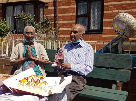 Mr Tailor celebrated his 100th birthday today
