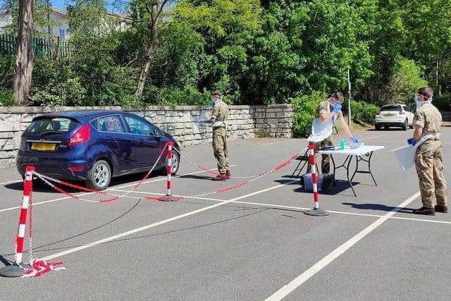 A mobile testing unit has opened in Wellingborough (file picture)