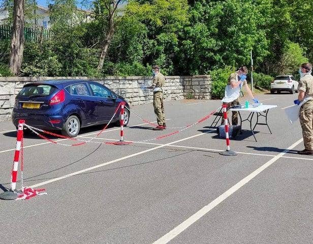 A mobile testing unit has opened in Wellingborough (file picture)