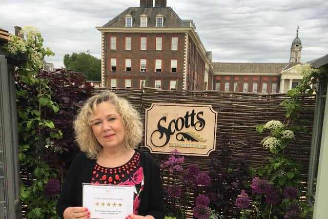Kathryn Morris, who has worked at Scotts for 25 years