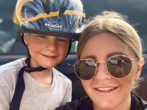 Eddie and mum Aimee