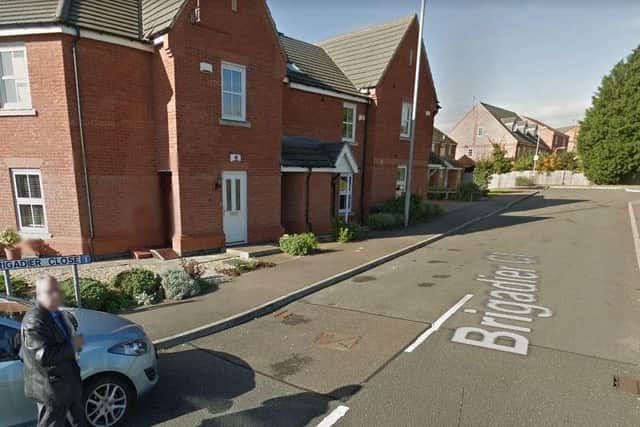 Police are investigation criminal damage to a house and car in Brigadier Close