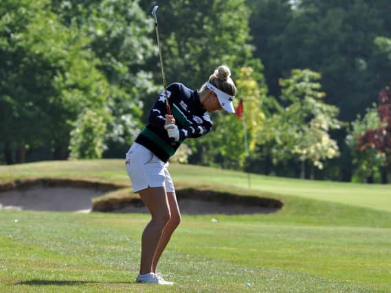 Charley Hull has been back on the course to prepare for whenever the competitive season can resume