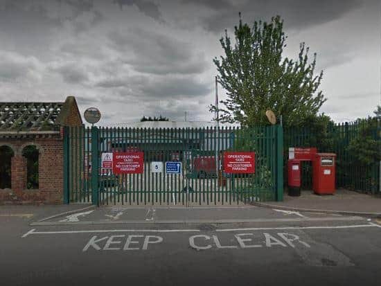 The delivery office at the centre of the Covid-19 outbreak