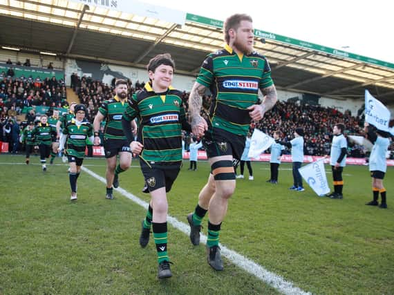 Teimana Harrison would love to be leading Saints out in front of a full house at Franklin's Gardens again