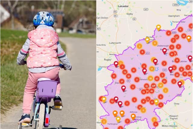 Northamptonshire's residents have put forward thousands of ideas to make the county safer for cyclists and pedestrians.